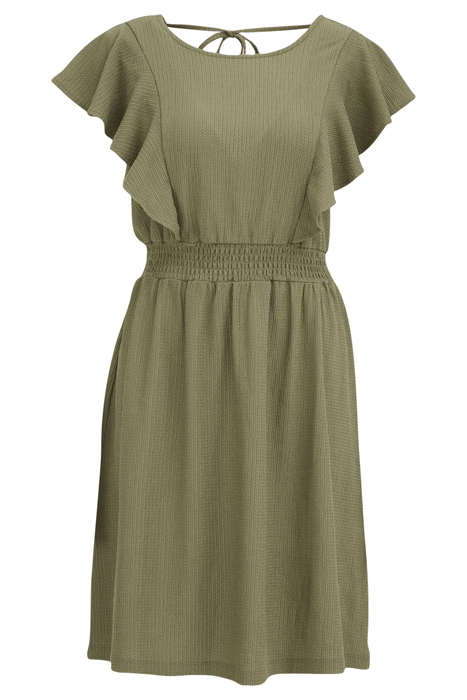 DRESS MIDI OLIVE GREEN 4
