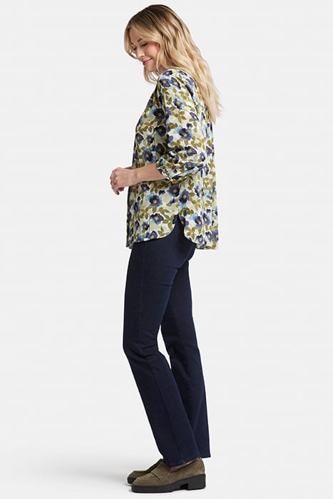 PINTUCK BLOUSE INDIGO BLOOMS 4