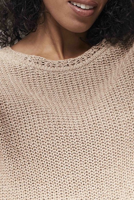 TAMMY - KNITTED SESAME JUMPER 5