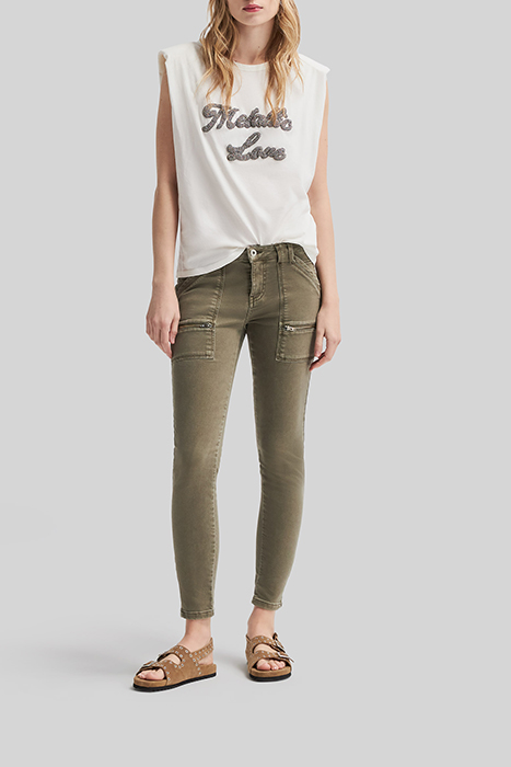 SLIM LOW WAIST 7/8 JEANS 3