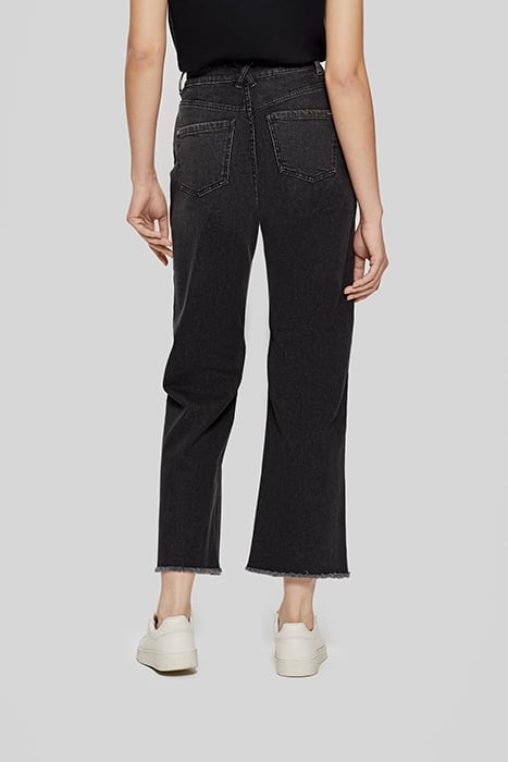 MEDIUM GREY JEANS WITH ASYMMETRIC ZIP 2