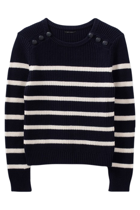 NAVY KNIT SWEATER WITH ANCHOR BUTTONS 4