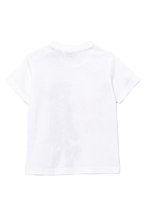 BABY BOYS’ WHITE T-SHIRT WITH LION HEAD GUITARIST IMAGE 2