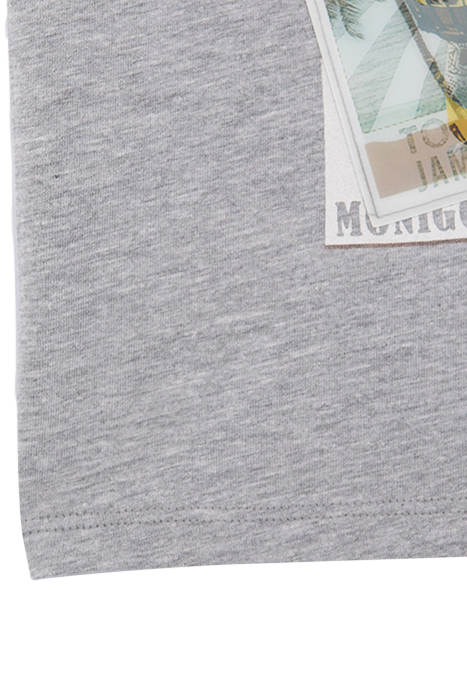 BABY BOYS’ GREY T-SHIRT PERCUSSION LENTICULAR IMAGE 4