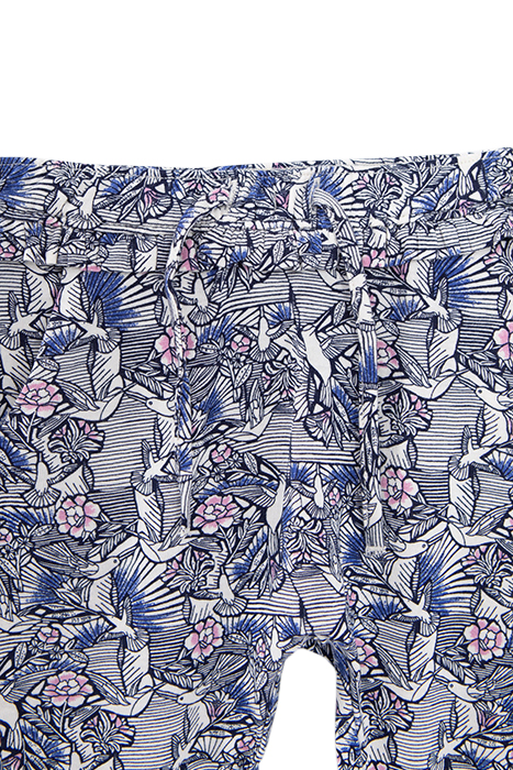 BABY GIRLS' ECRU WAX HUMMINGBIRD PRINT HAREM PANTS 3
