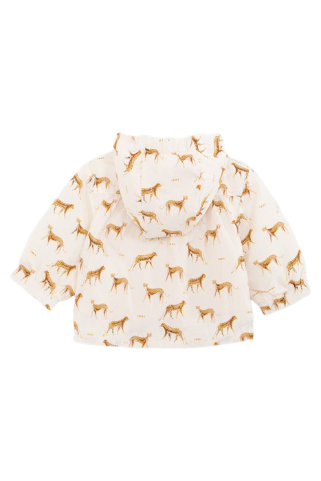 BABY GIRLS’ ECRU WINDCHEATER WITH LITTLE PANTHERS PRINT 2