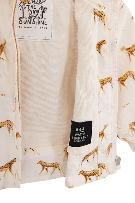 BABY GIRLS’ ECRU WINDCHEATER WITH LITTLE PANTHERS PRINT 6