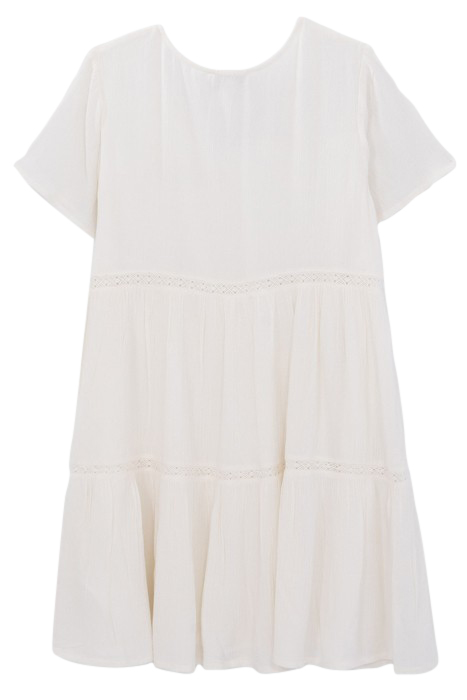 GIRLS’ OFF-WHITE LENZING™ ECOVERO™ DRESS 2