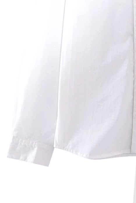BOYS’ WHITE ANCHOR PRINT SHIRT 5