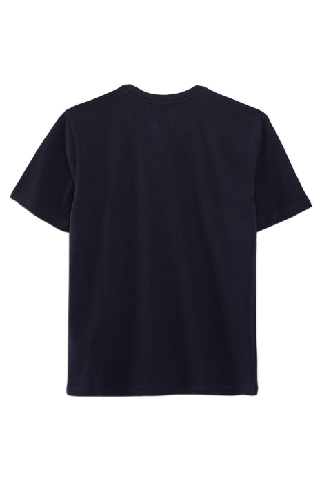 BOYS' NAVY ORGANIC COTTON T-SHIRT, DANCER IMAGE 2