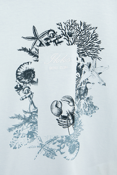 BOY'S WHITE VISUAL LOBSTER T-SHIRT 4
