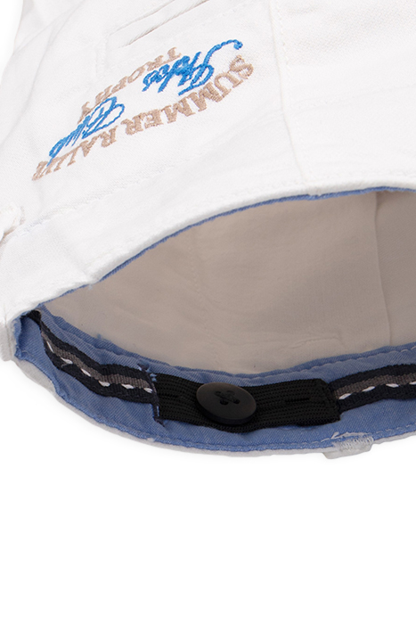 BOYS' ECRU BERMUDA SHORTS WITH REMOVABLE STRAPS 5