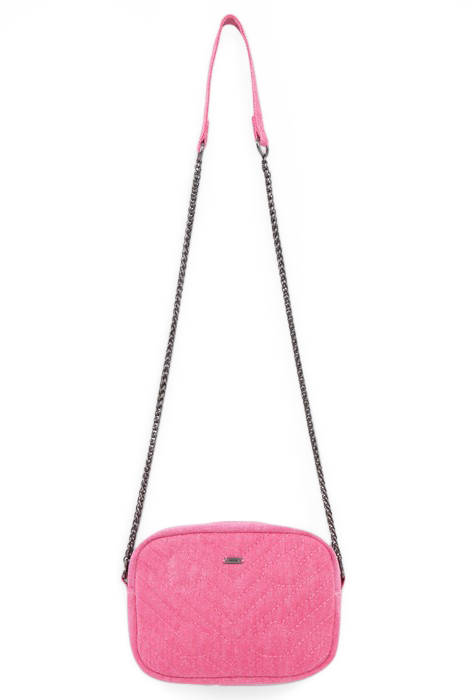 GIRLS’ PINK HANDBAG WITH QUILTED HEARTS 3