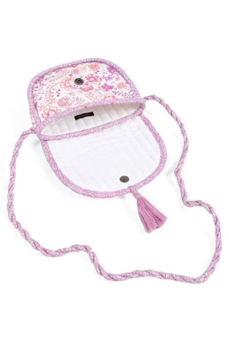 GIRLS’ LILAC SHOULDER BAG WITH FLOWER PRINT 4