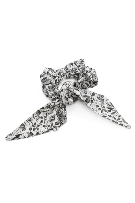 GIRLS’ BLACK SCARF SCRUNCHIE WITH ROCK JUNGLE PRINT 3