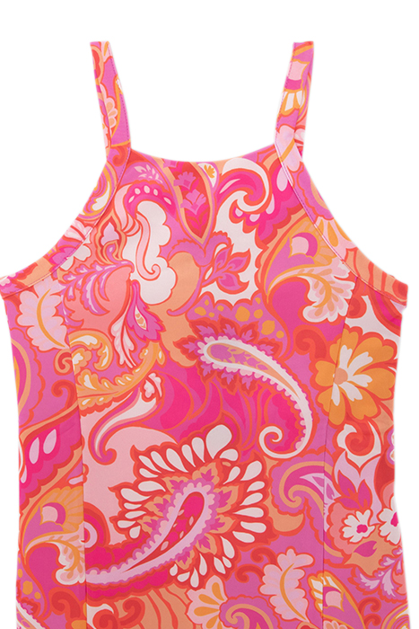 GIRLS’ PINK DRESS WITH PSYCHEDELIC PRINT 3