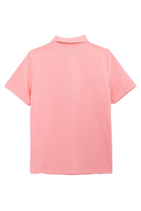 BOYS’ PEACH ORGANIC COTTON POLO SHIRT WITH RIBBING 2