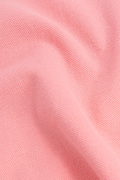 BOYS’ PEACH ORGANIC COTTON POLO SHIRT WITH RIBBING 6