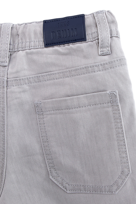 BOYS’ GREY DENIM BERMUDA SHORTS WITH ELASTICATED WAIST 5