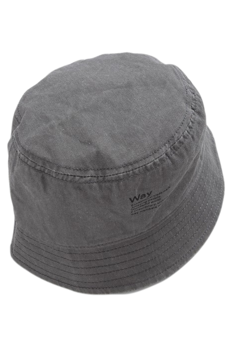 BOYS’ GREY ORGANIC COTTON SUN HAT WITH SLOGAN PRINT 4