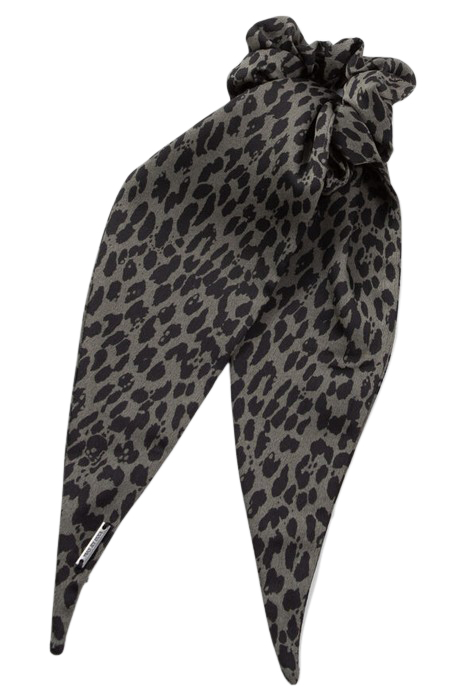 GIRLS’ KHAKI SCARF SCRUNCHIE WITH LEOPARD PRINT ROCK 3