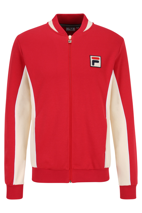 SETTANTA TRACK JACKET TRUE RED-ANTIQUE WHITE 4