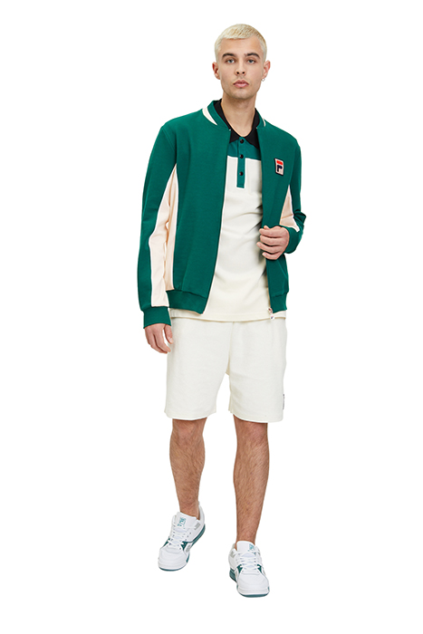 SETTANTA TRACK JACKET AVENTURINE-ANTIQUE WHITE 3