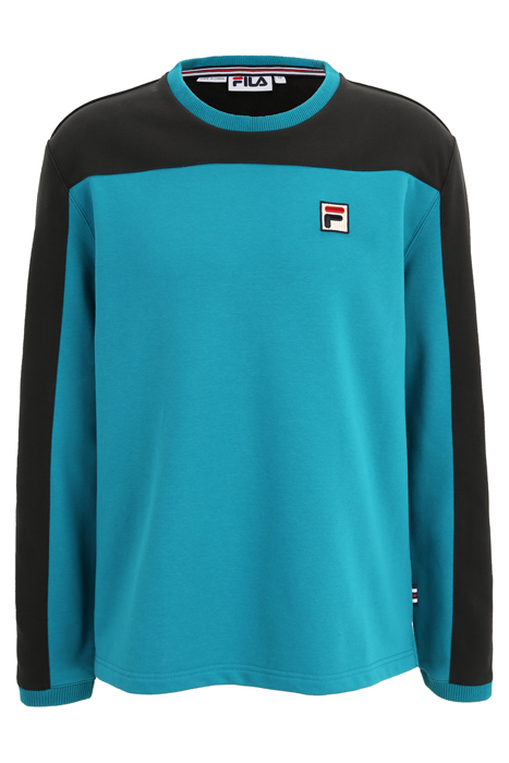 LONG SLEEVE SWEATSHIRT WITH COLOR BLOCK DETAIL MARINE / BLAC 4