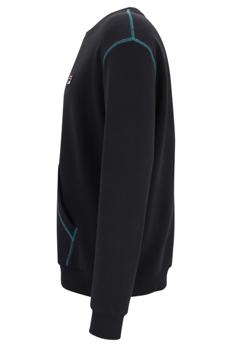 CREWNECK SWEATSHIRT WITH KANGAROO POCKET AND CONTRAST STITCH 6