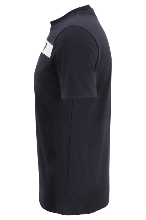 SHORT SLEEVES T-SHIRT WITH CONTRAST DETAIL NAVY / WHITE 6