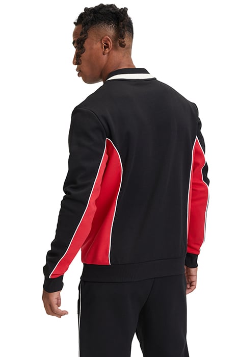 SETTANTA TRACK JACKET BLACK-TRUE RED 2