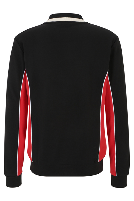 SETTANTA TRACK JACKET BLACK-TRUE RED 5