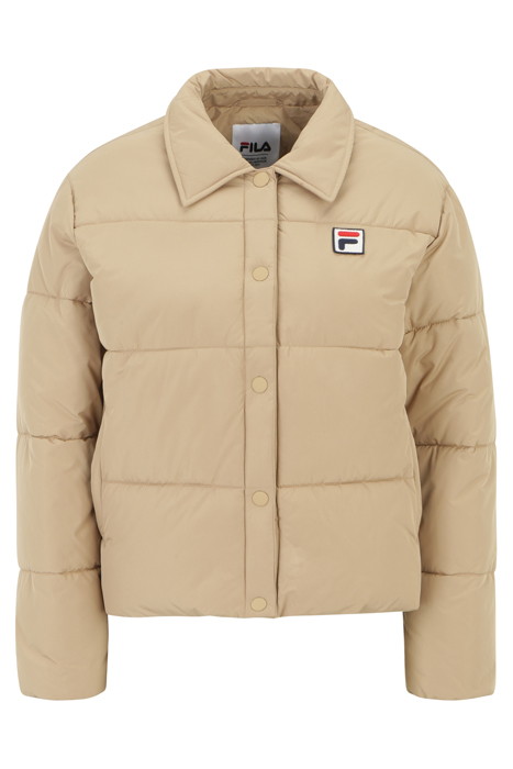 LEILA PUFFER COACH JACKET CORNSTALK 4