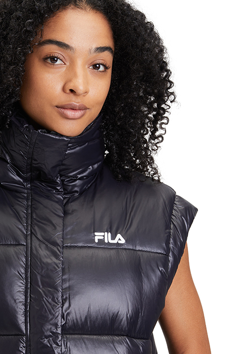 LUZK LONG PUFFER VEST BLACK 7