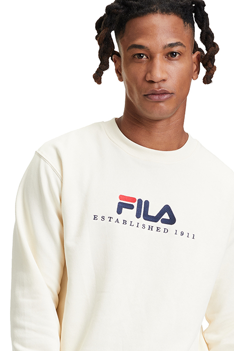 BOLLWILLER CREW SWEAT ANTIQUE WHITE 7