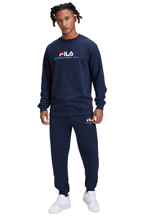 BOLLWILLER CREW SWEAT BLACK IRIS 3