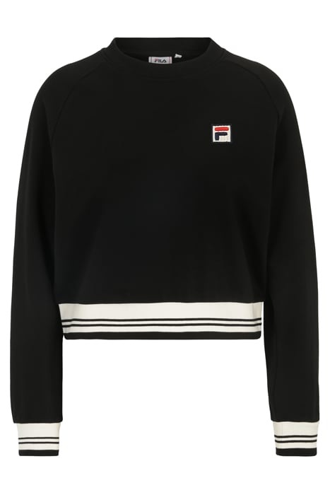 LARAMIE CROPPED CREW SWEAT BLACK 4