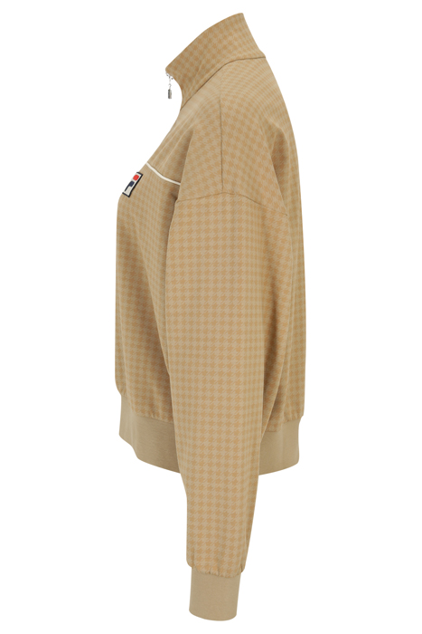 LIEBAU AOP HALF ZIP SWEATER CORNSTALK PEPITA AOP 6