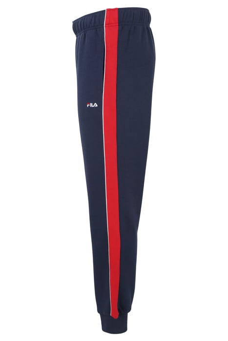 LATIMER TRACK PANTS BLACK IRIS-TRUE RED 5