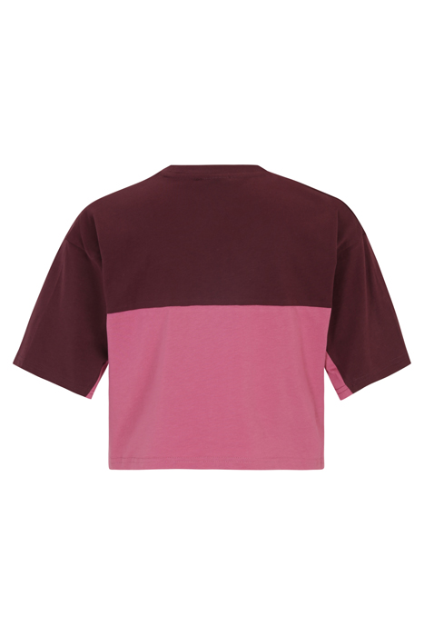 LOOBU BLOCKED TEE WINETASTING-RED VIOLET 5