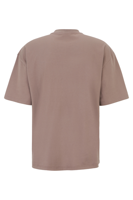 LEMOORE OVERSIZED LOGO TEE DEEP TAUPE 5
