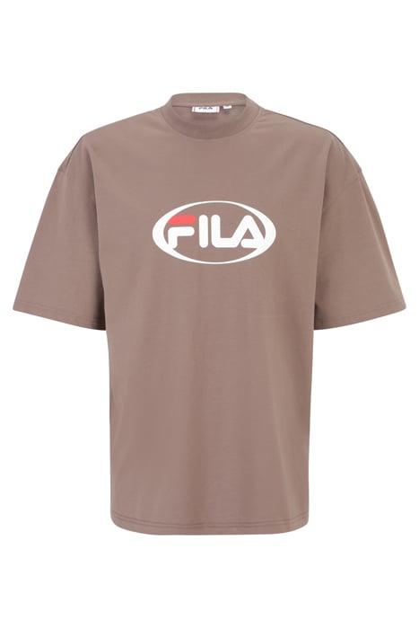LEMOORE OVERSIZED LOGO TEE DEEP TAUPE 4