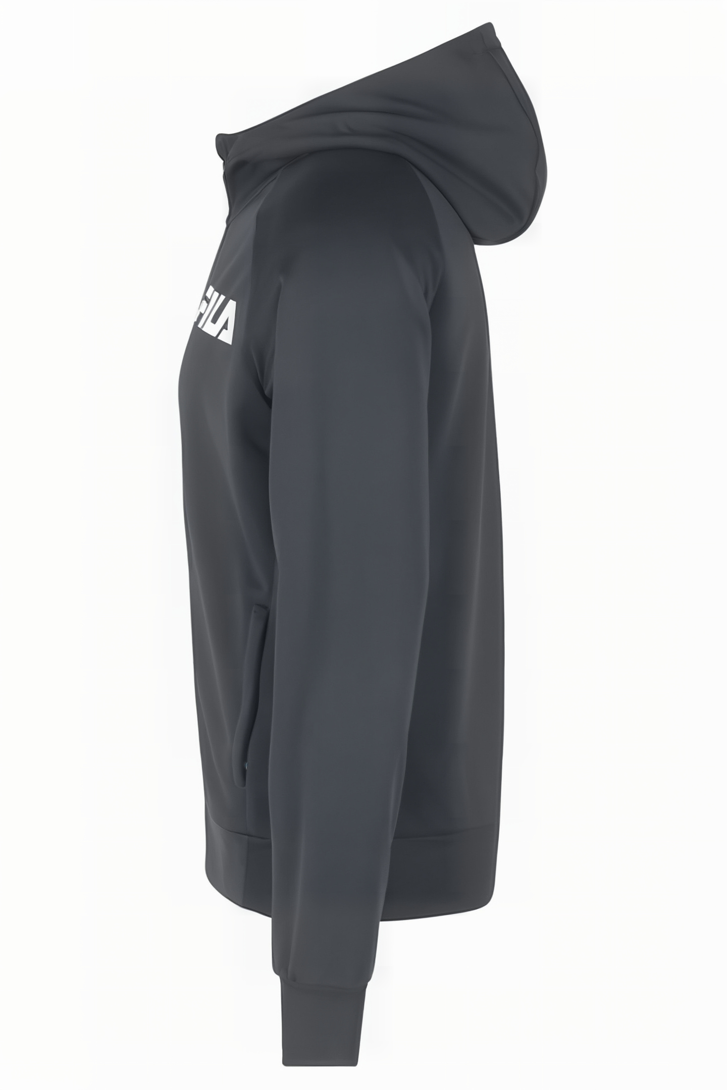 TREPUZZI HOODED ZIP JACKET IRON GATE 6