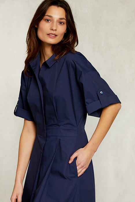 BLUE LONG DRESS WITH BUTTONS BLUE 3