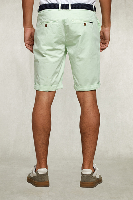 COTTON CHINO SHORT CRESS GREEN 2