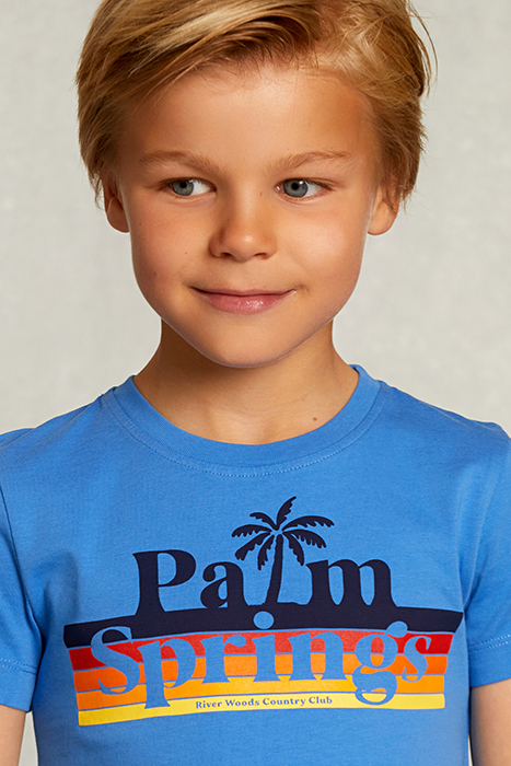 NORMAL FIT OCEAN BLUE T-SHIRT 4