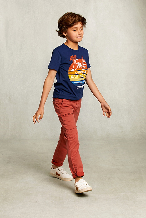 NORMAL FIT BASIC T-SHIRT OXFORD BLUE BLUE 3