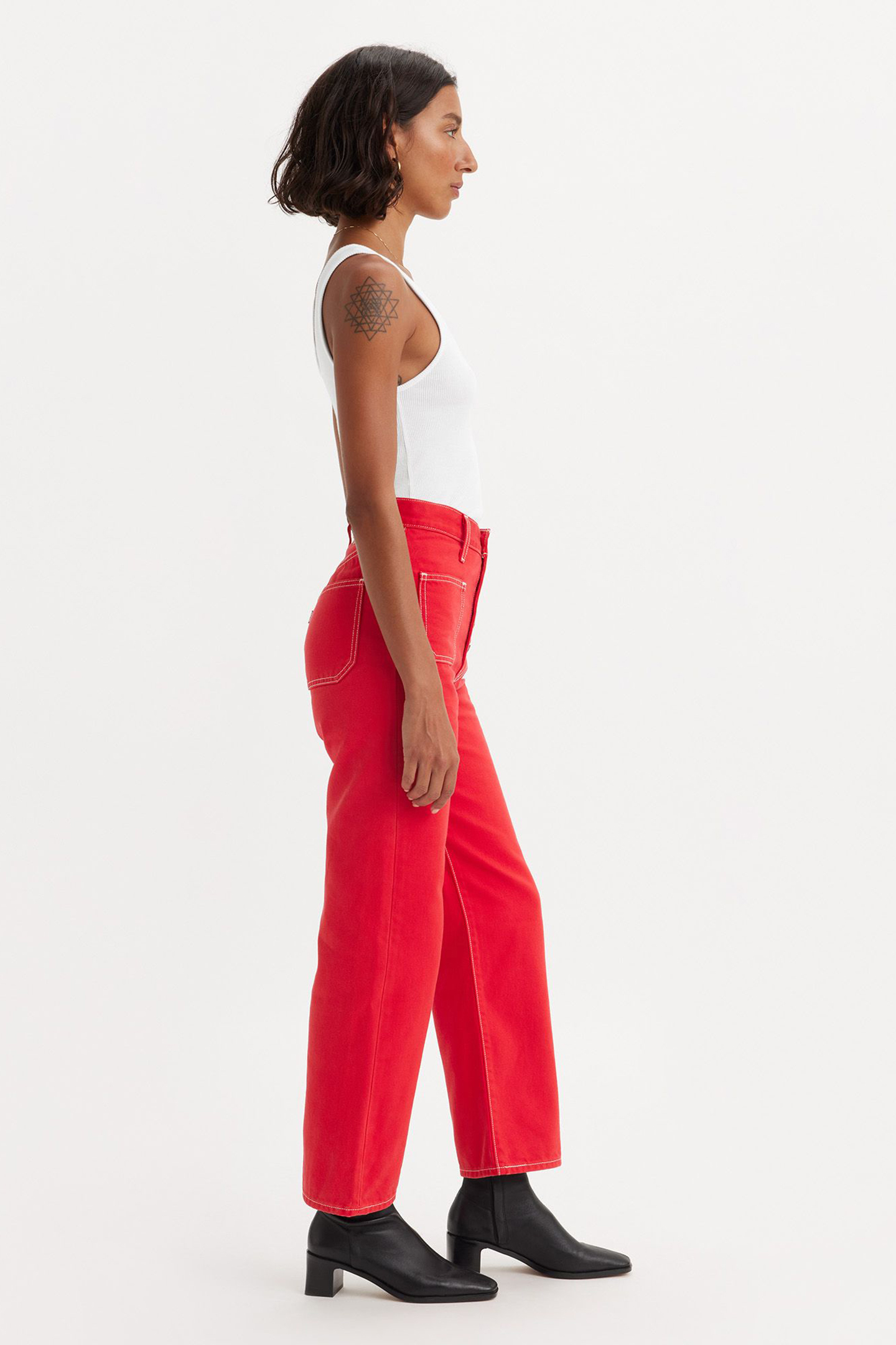 RIBCAGE STRAIGHT PATCH POCKET JEANS 6