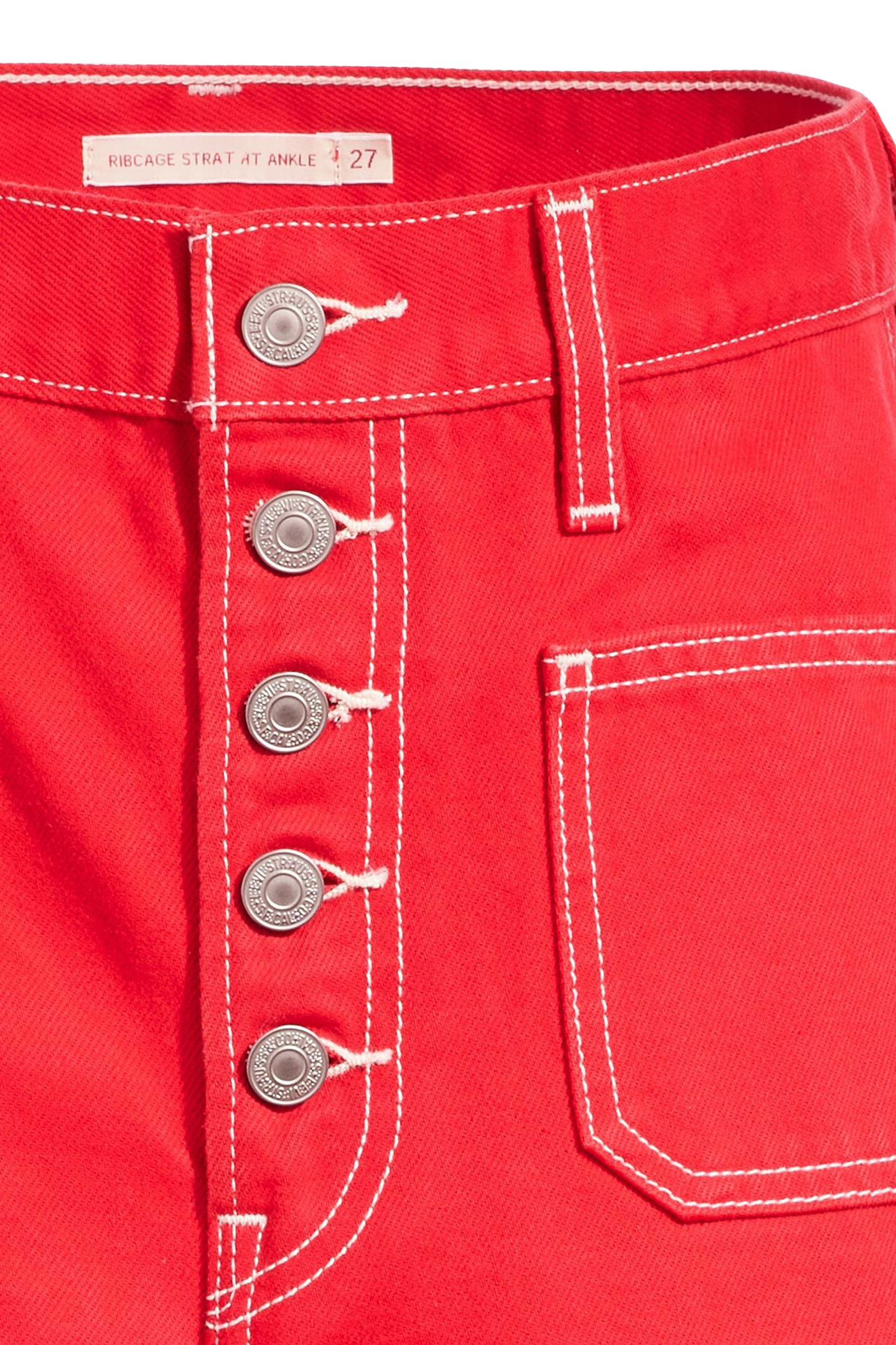 RIBCAGE STRAIGHT PATCH POCKET JEANS 7