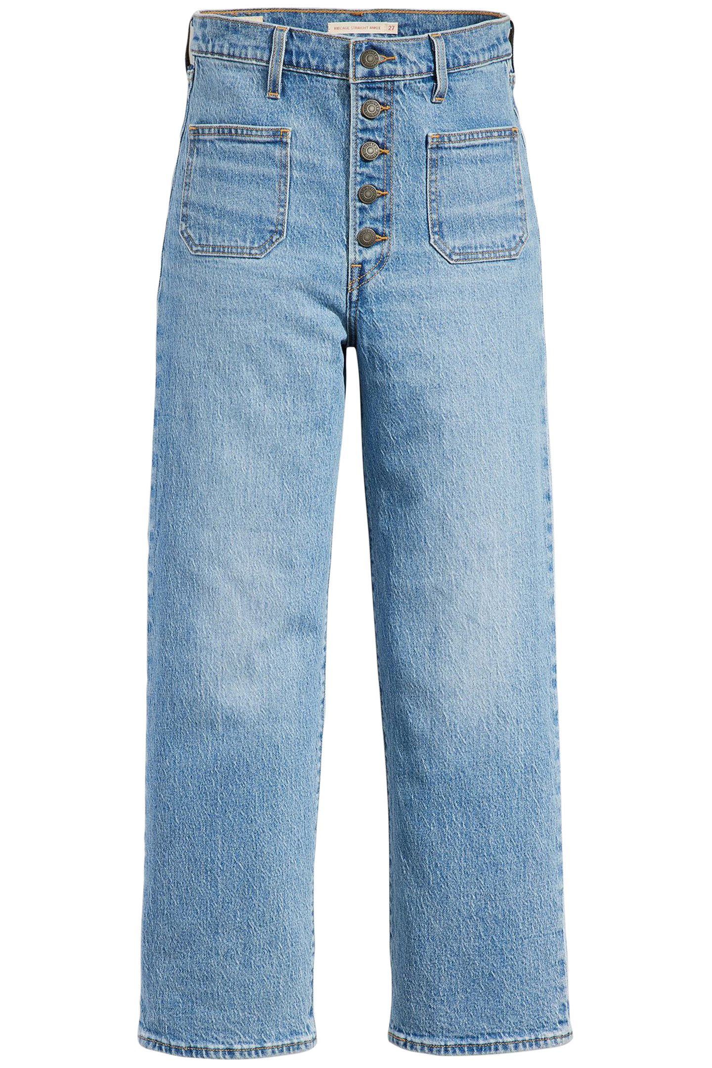 RIBCAGE STRAIGHT PATCH POCKET JEANS 3